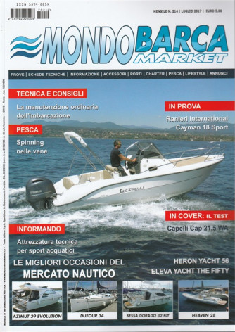 Mondo Barca Market - mensile n. 214 Luglio 2017 "il test: Capelli Cap 21,5 WA"