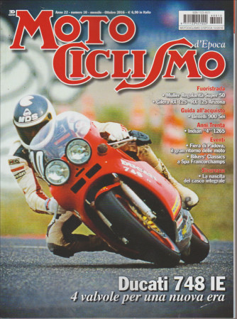 MOTOCICLISMO D'EPOCA. N. 10. MENSILE OTTOBRE 2016. 