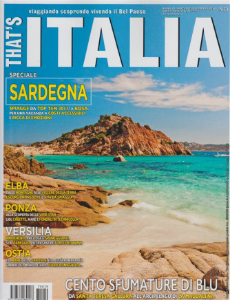 That's Italia - bimestrale n. 19 Agosto 2017 - Speciale Sardegna
