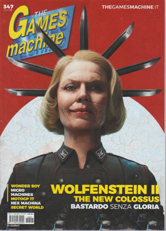The Games Machine - mensile n. 347 Agosto 2017 Wolfenstein II