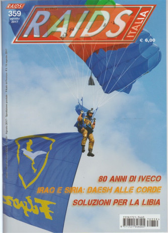 Raids Italia - mensile n. 359 Agosto 2017 