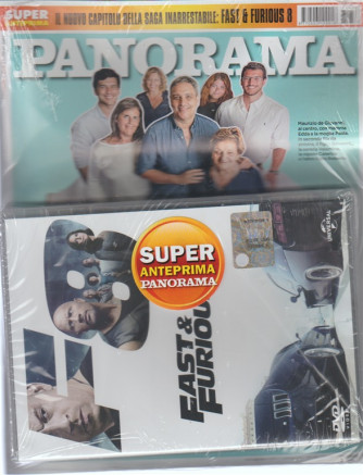 Panorama - settimanale n. 36(2674) - 24 Agosto 2017 + DVD Fast & Furious 8