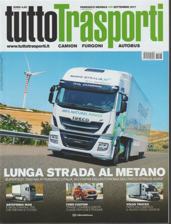 Tuttotrasporti - mensile n. 408 Settembre 2017 - Camion, Furgoni, Autobus