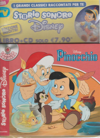Storie sonore Disney: libro + CD - vol. 2 Pinocchio 