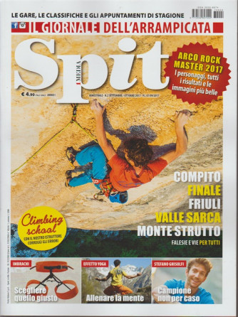 Spit "il giornale dell'arrampicata" - bimestrale n. 2 Settembre 2017 