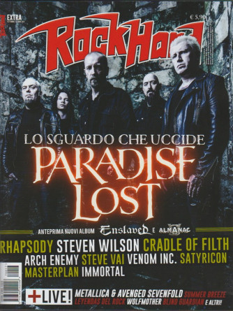 Rockhard Extra - bimestrale n. 17 settembre 2017 - Paradise LOST