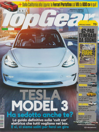 Top Gear - mensile n. 119 ottobre 2017 - Tesla Model 3