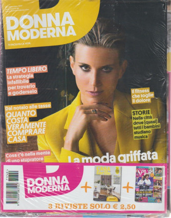 Donna Moderna - Settimanale n.40 20 Settembre2017+ Spy + Casa Facile Settem.2017
