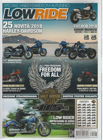 LowRide Speciale Harley-Davidson - Autunno 2017 - 25 novità 2018