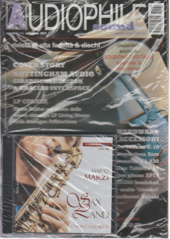Audiophile Sound - mensile n. 162 Settembre 2017 + CD Mario Marzi "Sax Rand" 