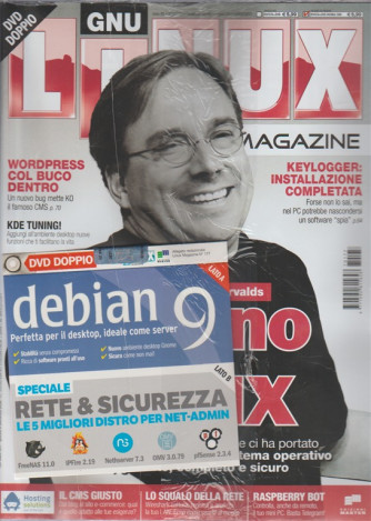 Linux Magazine doppio DVD - mensile n.177 Agosto 2017 KDE TUNING! nuove funzioni