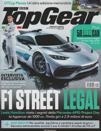 Top Gear - mensile n.120 novembre2017 - GTCup Monza un'altra edizione memorabile