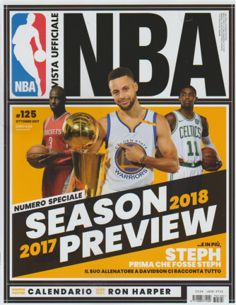 Rivista Ufficiale NBA-mensile n.125 Ottobe2017 Speciale:Season 2017 Preview 2018