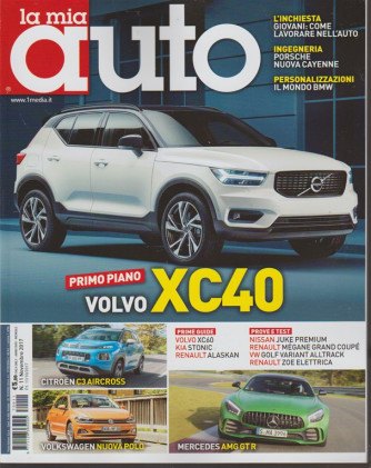 La mia Auto - mensile n. 11 Novembre 2017 - Volvo XC40 in primo piano