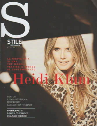 Stile mese Ottobre 2017 - allegato a Il Giornale "Heidi Klum"