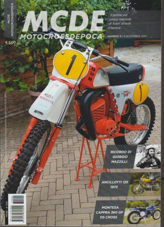 MCDE: Motocrossdepoca - mensile n. 9 Novembre 2017 - Ancillotti 125/1973
