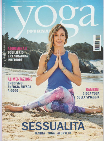 Yoga Journal - mensile n. 115 Luglio 2017 - Bambini gioca yoga sulla spiaggia