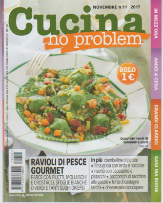 Cucina no Problem - mensile POCKET n. 11 Novembre 2017 