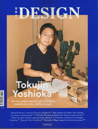 Icon Design - mensile n. 19 Novembre 2017 -Tokujin Yoshioka - English text 