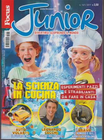 Focus Junior - mensile n. 167 - Dicembre 2017 Leonardo Cecchi: sogno Hollywood!