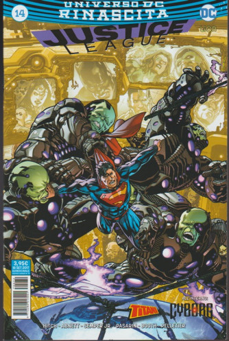 JUSTICE LEAGUE 14 (72) - Universo DC Rinascita - DC Comics Lion