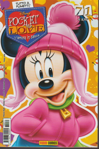 Disney Pocket Love - bimestrale n.71 Novembre 2017 - Panini Comics