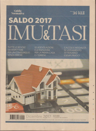 Saldo 2017 Imu & Tasi - Guida Normativa by il Sole 24 Ore - Dicembre 2017