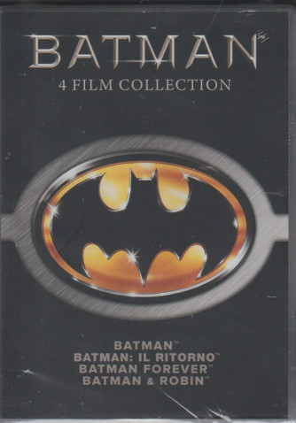 4 DVD - Batman - Batman: il ritorno - Batman Forever - Batman & Robin