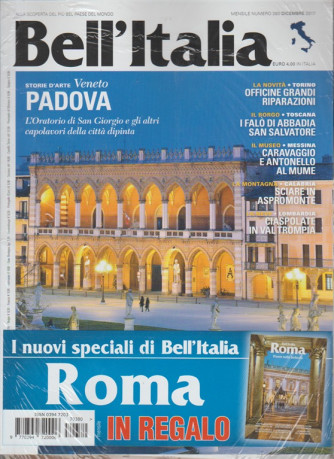 Bell'italia - mensile n. 380 Dicembre 2017 + Speciale ROMA 