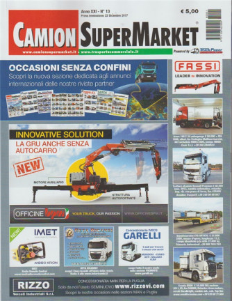 Camion Super Market - mensile n.13 Divcembre 2017 + Ok Trucks Magazine n.13/2017