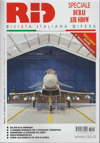 RID Rivista Italiana Difesa - mensile n. 1 Gennaio 2018 -Speciale Dubai Air Show