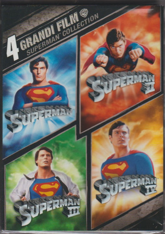 4 Dvd - Cofanetto Superman: 4 film collection