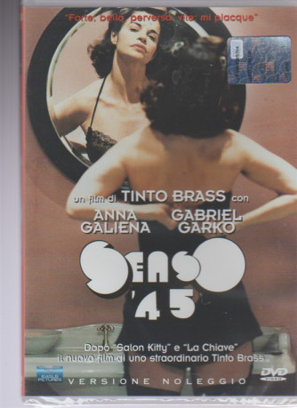 DVD - SENSO ' 45 - Un film di Tinto Brass - "Forte, bello, perverso, vile: mi piacque