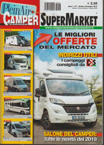 Camper E Caravan SuperMarket - n. 7 - ottobre - novembre 2018 - mensile