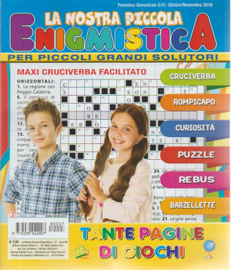 La Nostra Piccola Enigmistica - n. 27 - bimestrale - ottobre - novembre 2018 - 