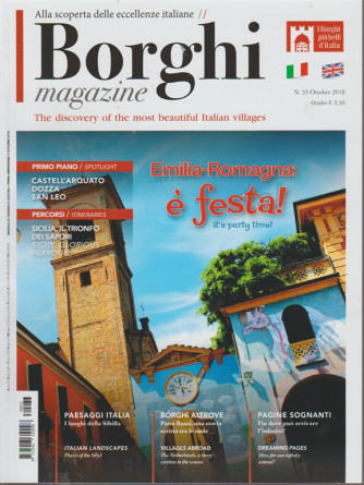 I Borghi Magazine - n. 33 - ottobre 2018 - mensile