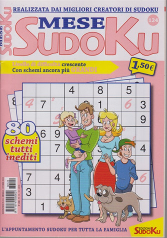 Sudoku Mese - n. 24 - mensile - ottobre 2018 - 80 schemi tutti inediti