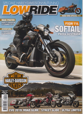 Low Ride Speciale - Harley Davidson - n. 2 - ottobre 2018 - 
