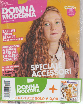 Donna Moderna  + Giallo zafferano - n. 43 - 10 ottobre 2018 - settimanale - 2 riviste