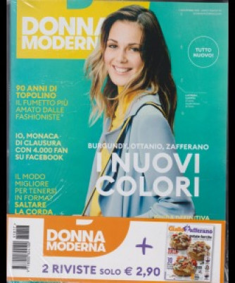 Donna moderna + Giallo zafferano - n. 47 - 7 novembre 2018 - settimanale - 2 riviste