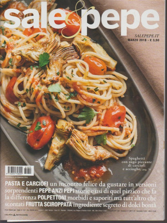 Sale & Pepe - mensile n. 3 Marzo 2018 Pasta e carciofi