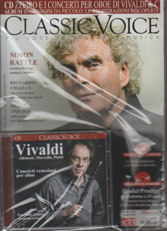 Classic Voice -mensile n.224 Gennaio 2018 + CD Concerti per oboe di Vivaldi e C.