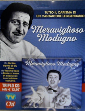 Meraviglioso Modugno - Triplo CD - Tutto il carisma di un cantautore leggendario