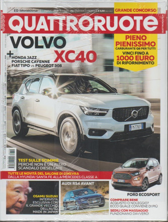 Quattroruote - mensile n. 751 Marzo 2018 - VOLVO XC40