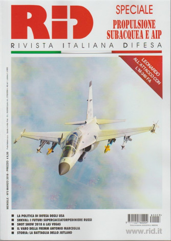 RID: rivista italiana difesa -mensile n.3 Marzo 2018 Propulsione subacquea e AIP