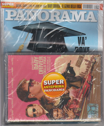 Panorama - settimanale n.5(2695) -18 gennaio 2018 + DVD Baby Driver il genio ...