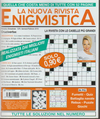 La Nuova Rivista Enigmistica - Bimestrale n. 20 Gennaio 2018 - Simona Ventura