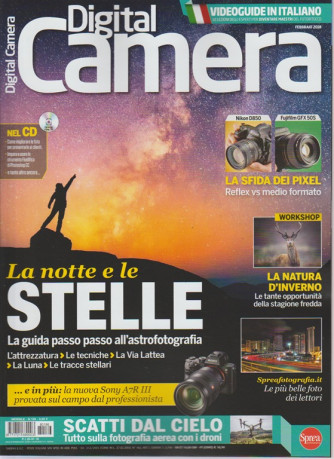 Digital Camera Magazine - mensile n. 186 Febbraio 2018 + videoguide in italiano