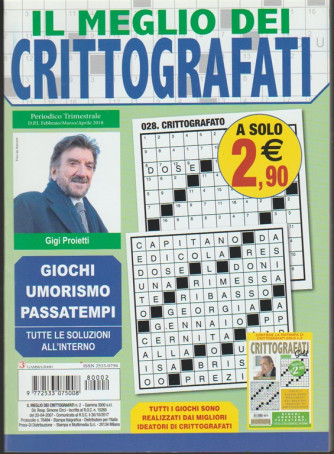 Il Meglio dei Crittografati - Trimestrale n. 2 Febbraio 2018 - Gigi Proietti