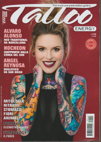 Tattoo Energy - bimestrale n. 112 Aprile 2018 Simbology "il fuoco"